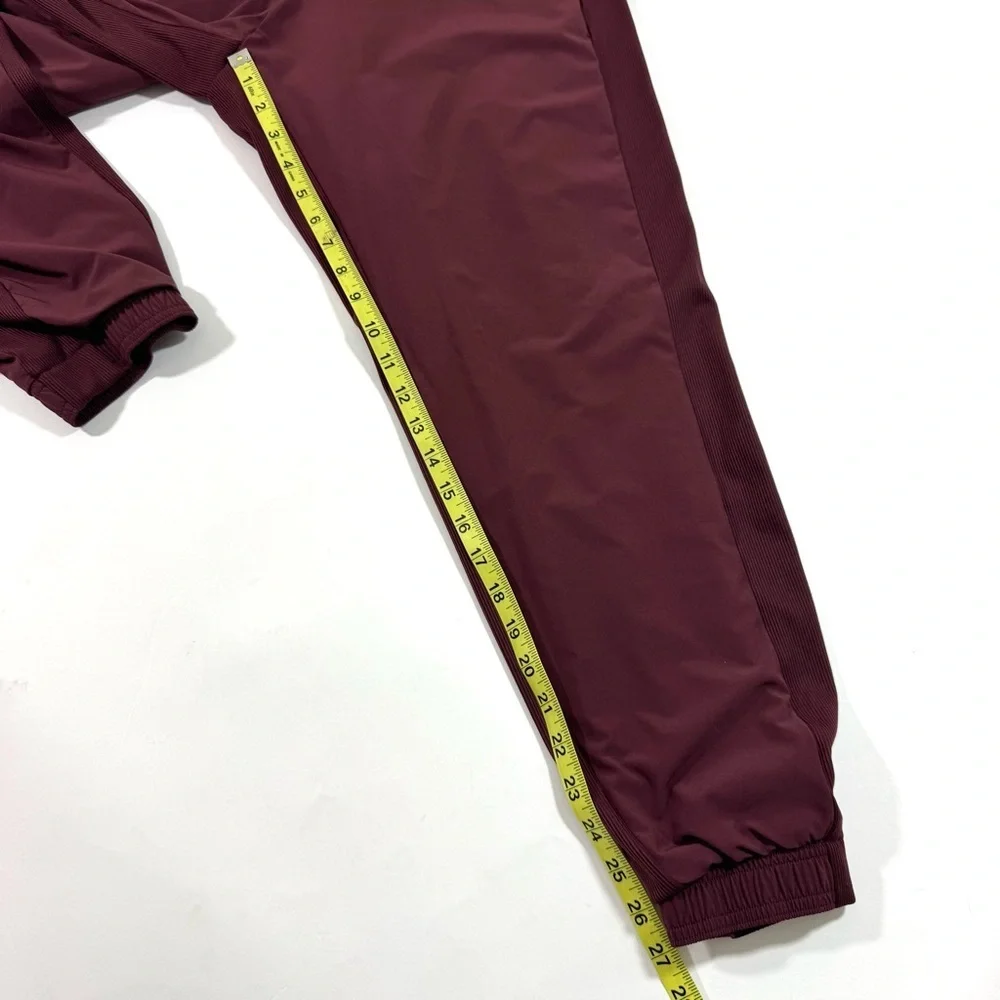 Athleta Brooklyn Jogger Pants Lined Maroon Size 12